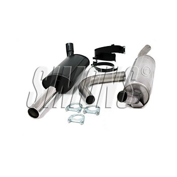 2,5" sportavgassystem 760 turbo,  halvsats