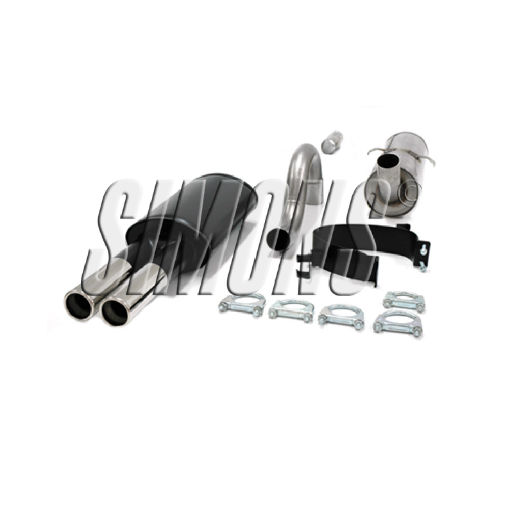 2,5"" sportavgassystem 740 88 - / 940 turbo, halvsats