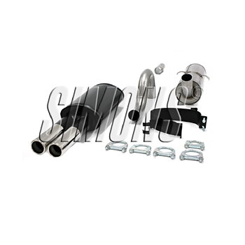 2,5" sportavgassystem 740 88 - / 940 turbo, halvsats