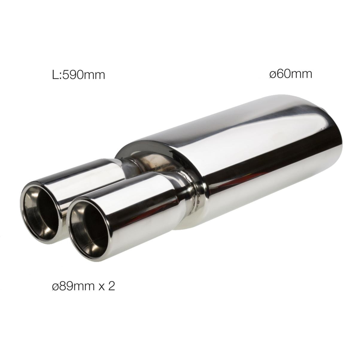 Ljuddämpare 60mm Double thunder, ESR109