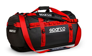 Sparco Duffel bag Dakar-L, svart/röd