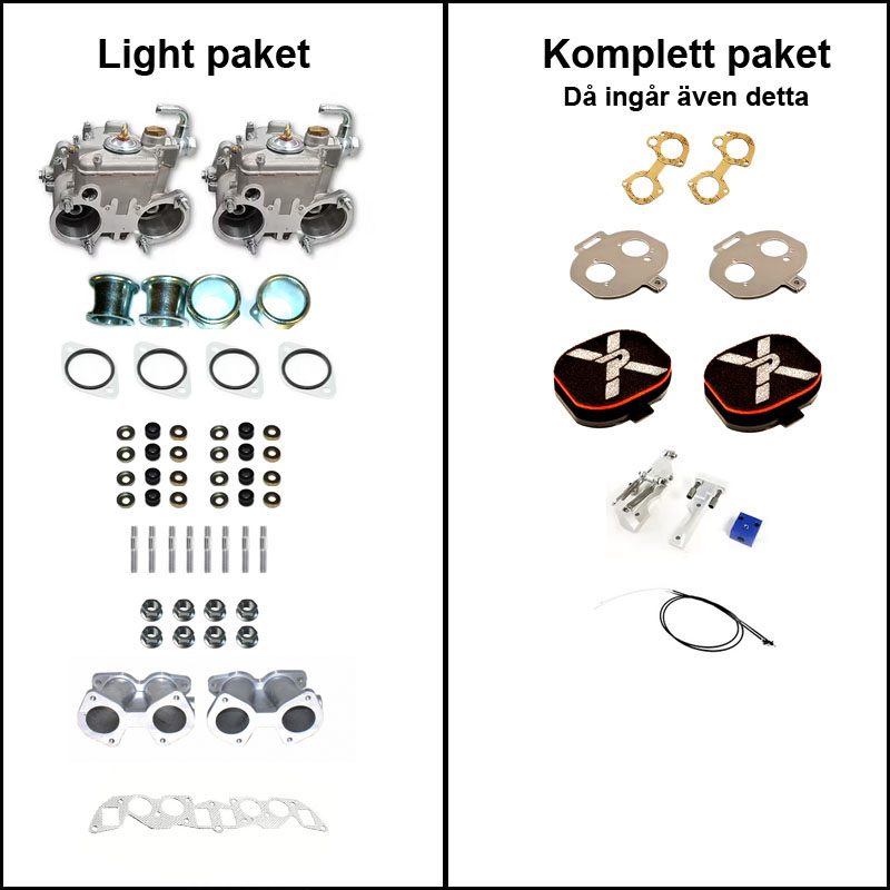 - PAKET -  Fajs 45 Volvo B20  -Light-