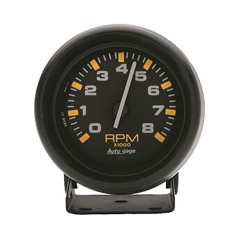 Varvräknare  57 mm Svart AUTO GAGE  med fot