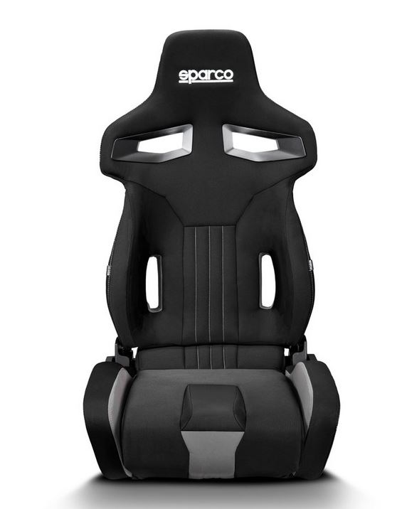 Sparco Sportstol R333, svart/grå