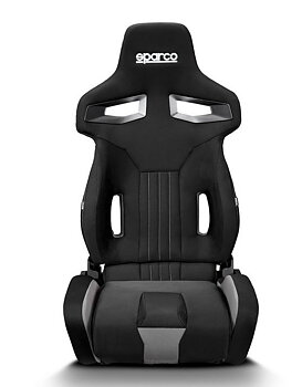 Sparco Sportstol R333, svart/grå