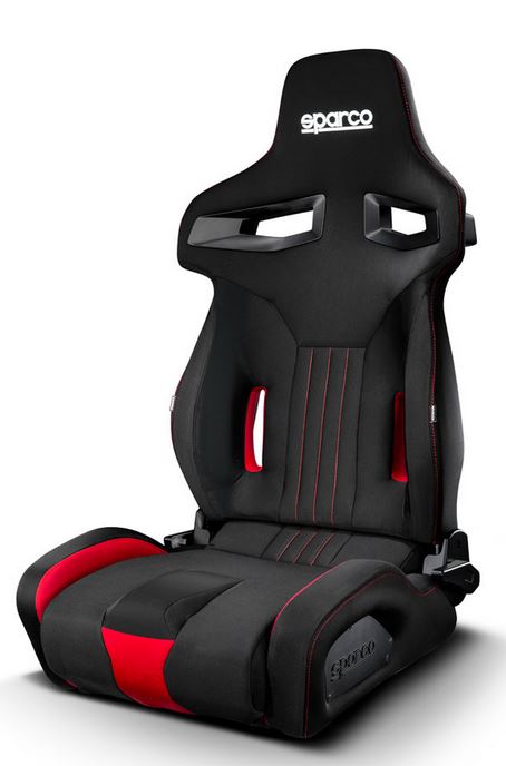 Sparco Sportstol R333, svart/grå - 2