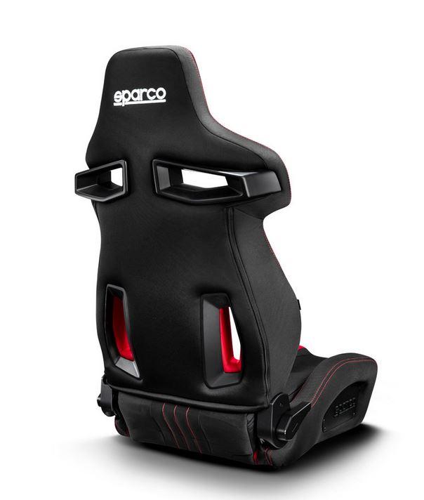 Sparco Sportstol R333, svart/grå - 4