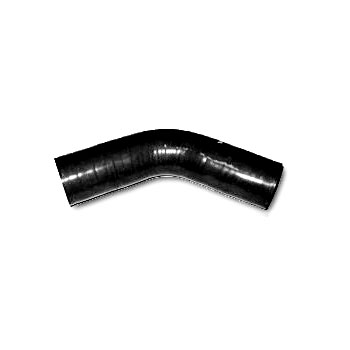 Siliconböj Diameter  63,5mm  , 45 Graders böj , Svart