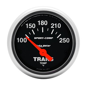 Transmissionstempmätare Fahrenheit, Sport-Comp, AutoMeter 52 mm