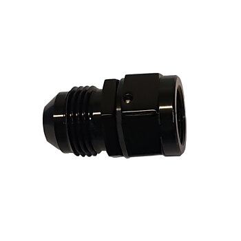 AN8 till M12 x 1,0. Hane-hona. Svart