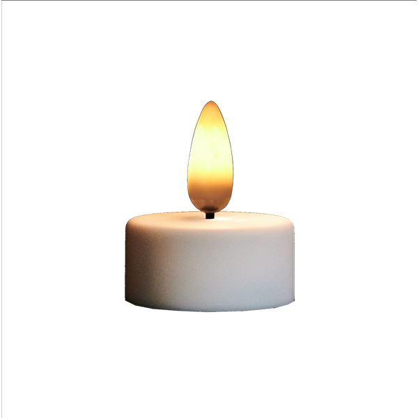 Nordic White Uyuni LED-värmeljus