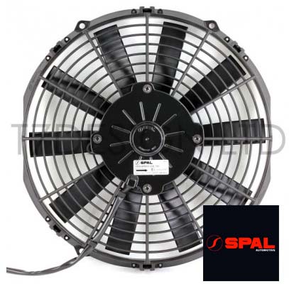 Elfläkt  9"" sugande - SPAL - 1060 m3/h