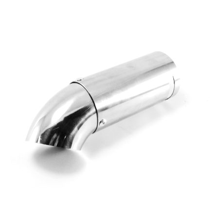 Ändrör Max 74 mm - 3'' med 3'' Böjt utblås