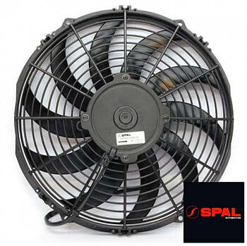 Elfläkt 10" sugande - SPAL - Värsting 1360 m3/h