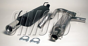 2,5" sportavgassystem 900 94-98 2,0T. Halvsats