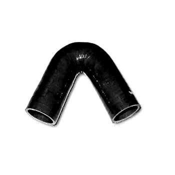 Siliconböj Diameter  76mm  , 135 Graders böj , Svart