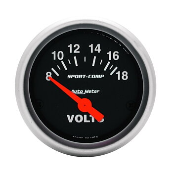 Voltmätare, Sport-Comp, AutoMeter 52 mm