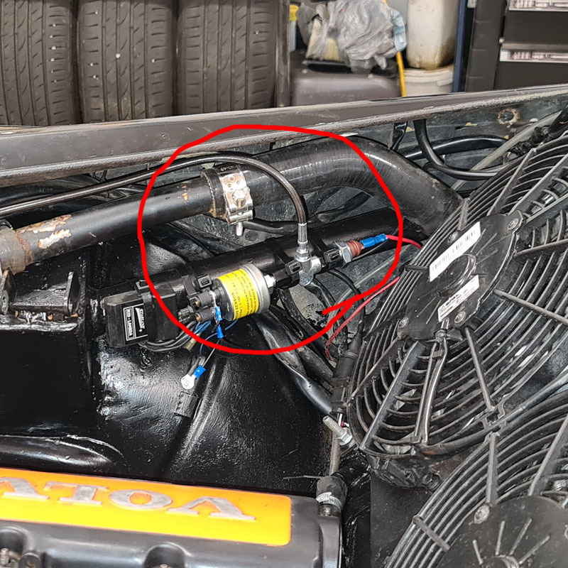 Förflyttare oljetrycksgivare och oljelampsgivare Volvo B23 - 4