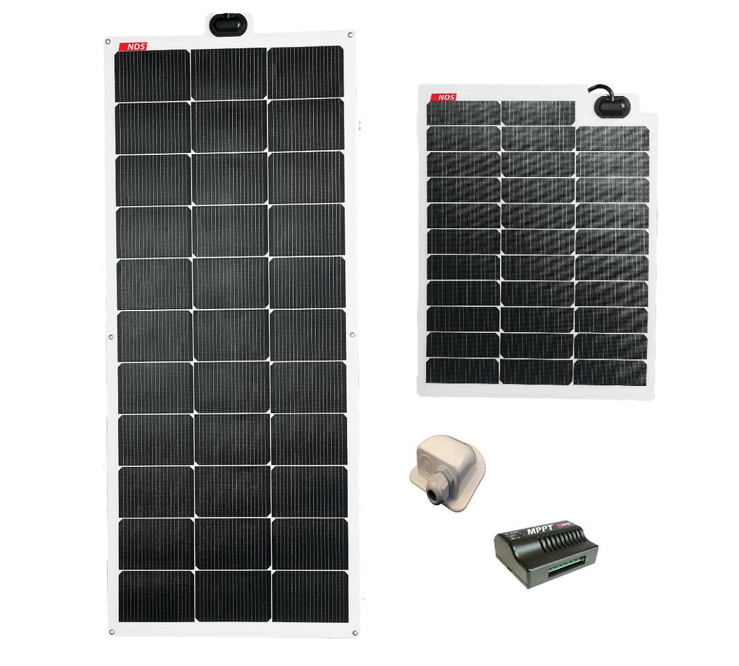 Solpanelskit Solarflex 150W med MPPT regulator