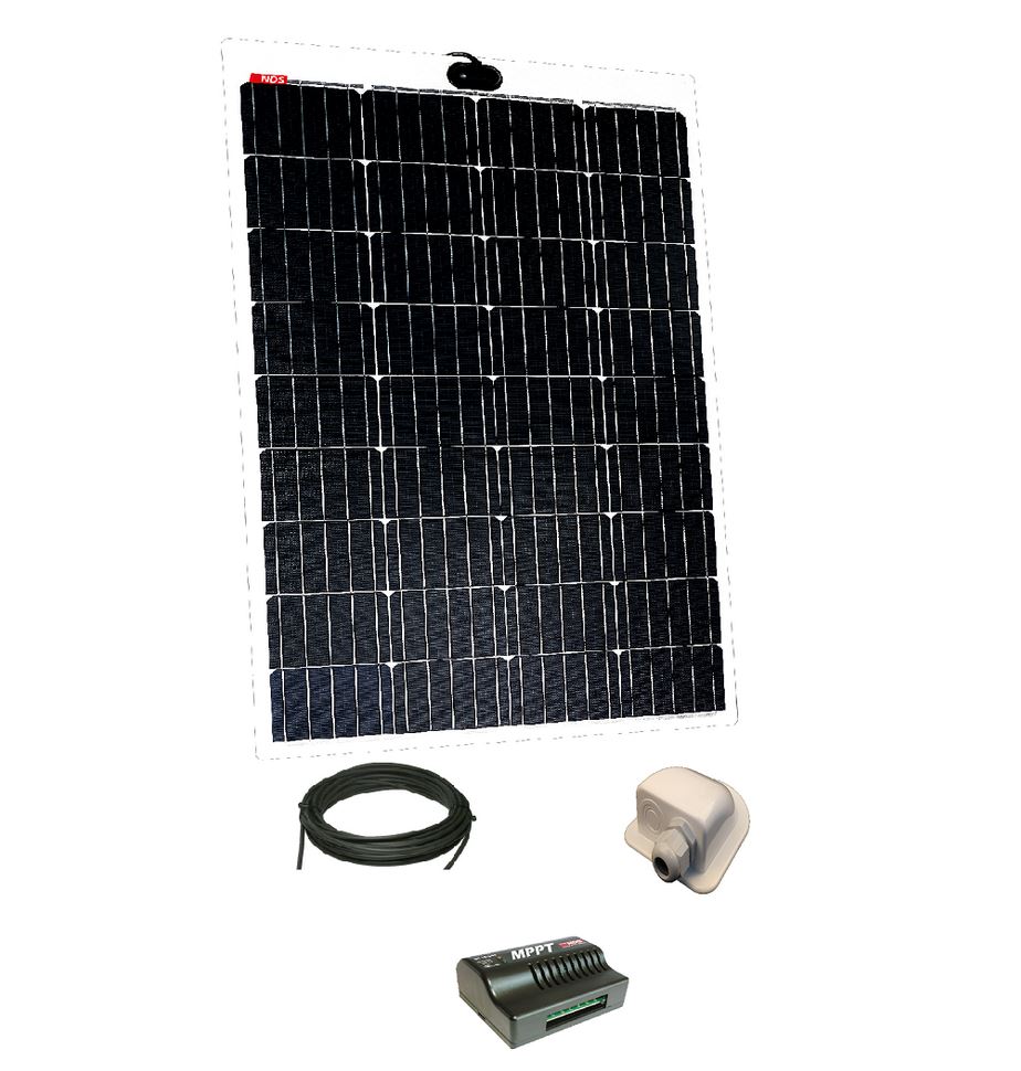 Solpanelskit Lightsolar 105W med MPPT regulator