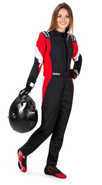 Overall Sparco Competition Pro Lady, svart/vit/röd - 3