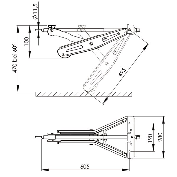 Stödben AL-KO, Stabilform - 2