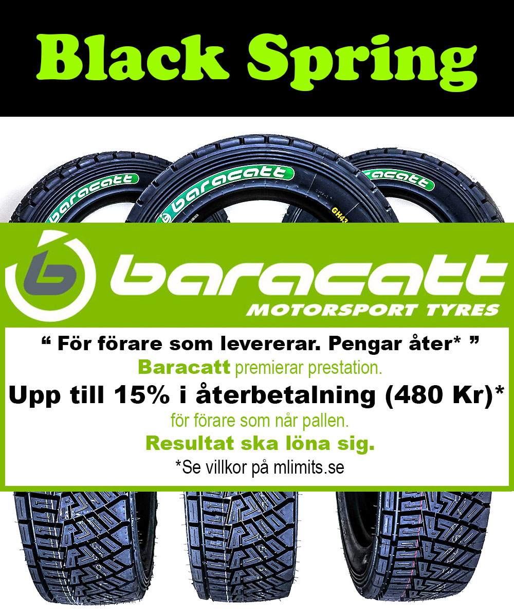 Baracatt Rallydäck Asfalt  16 tum 195/50-16 - 3