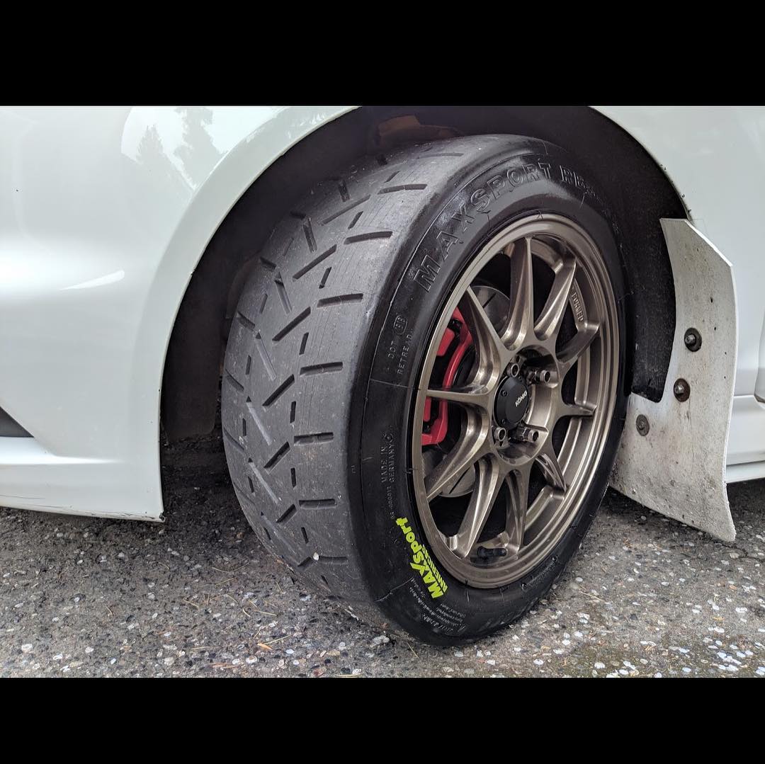 Rallydäck MaxSport RB5  ,  185/55-15 Förstärkt sida , Godkända för Rally  - 4
