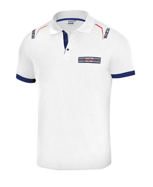 Sparco pikétröja, Martini Racing, vit