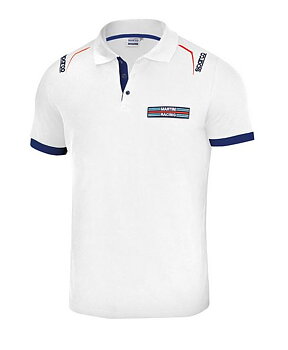 Sparco pikétröja, Martini Racing, vit