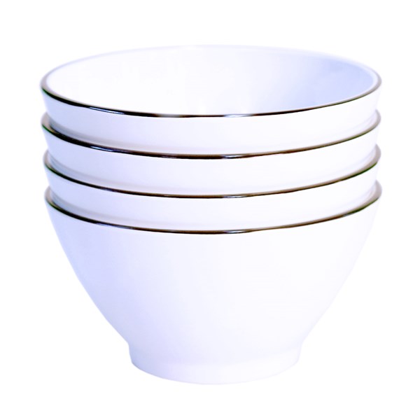 Linnea Black skål 4-pack