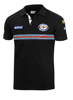 Sparco pikétröja, Martini Racing, svart