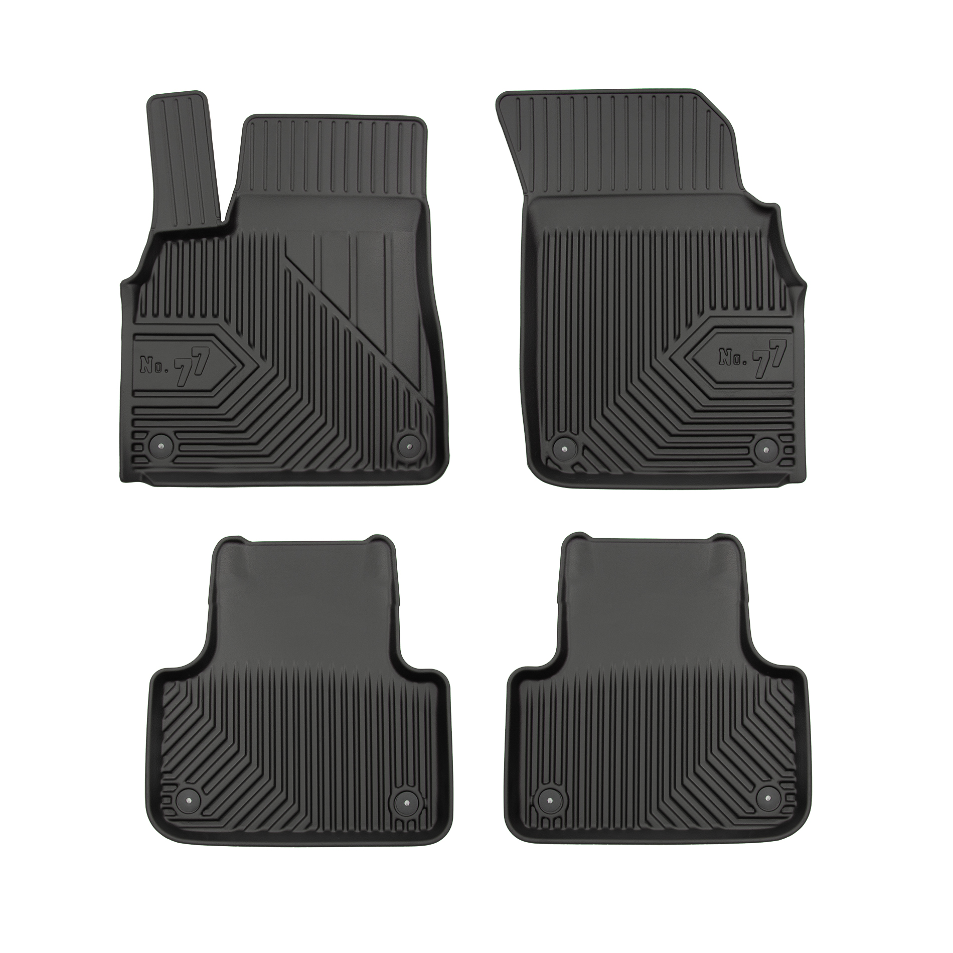 Djupa gummimattor Audi Q8, 2018 - 