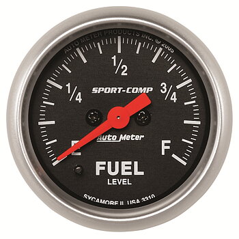 Bränslemätare, Sport-Comp, AutoMeter 52 mm