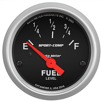 Bränslemätare, Sport-Comp, AutoMeter 52 mm