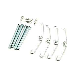 Bromsbelägg Fram Monteringsats Volvo 240, 260 Girling, Ventilerad bromsskiva.