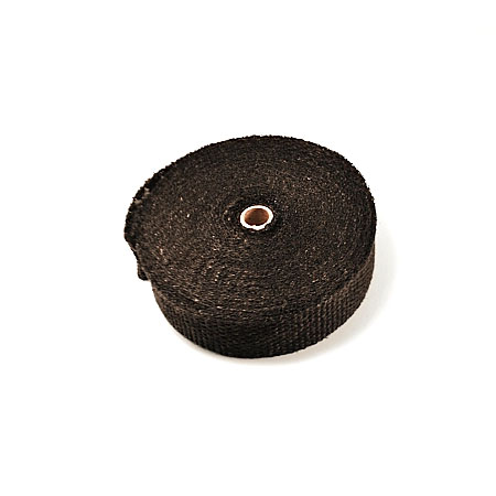 Avgasbandage 25mm  800 grader - Svart