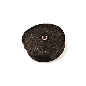 Avgasbandage 25mm  800 grader - Svart