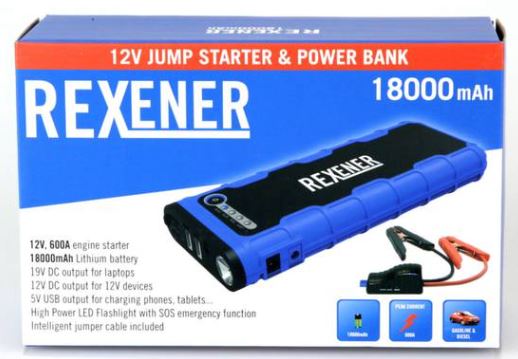 Startbooster Starthjälp 18800 mAh - 3