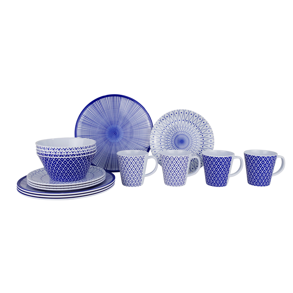 Melaminservis, Royal Galaxy, 16 delar