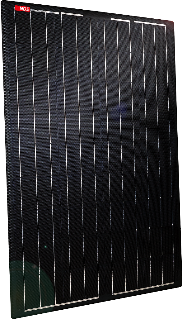 105W Solpanel LIGHTSOLAR Svart BJB