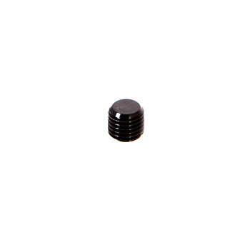     1/4 NPT-plugg. Svart