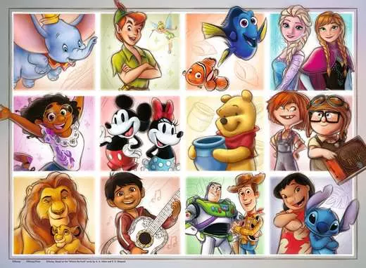 Disney Moments, 100 Bitar XXL Ravensburger