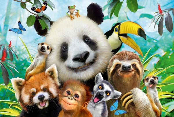 Animal fun! 200 Bitar Schmidt