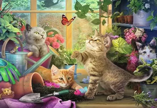 Cheeky Cats, 200 Bitar XXL Ravensburger