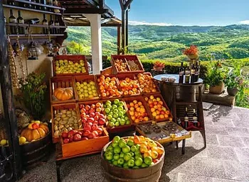Fruit and Vegetables Market, Croatia, 500 Bitar Ravensburger