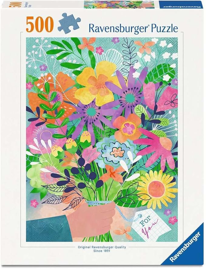 Flowers for You,  500 Bitar Ravensburger - 2