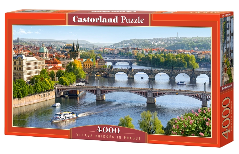 Vltava Bridges in Prague 4000 Bitar Castorland - 2