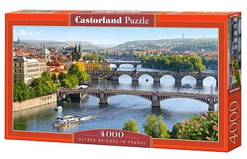 Vltava Bridges in Prague 4000 Bitar Castorland