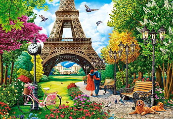 Spring in Paris 1000 Bitar Castorland